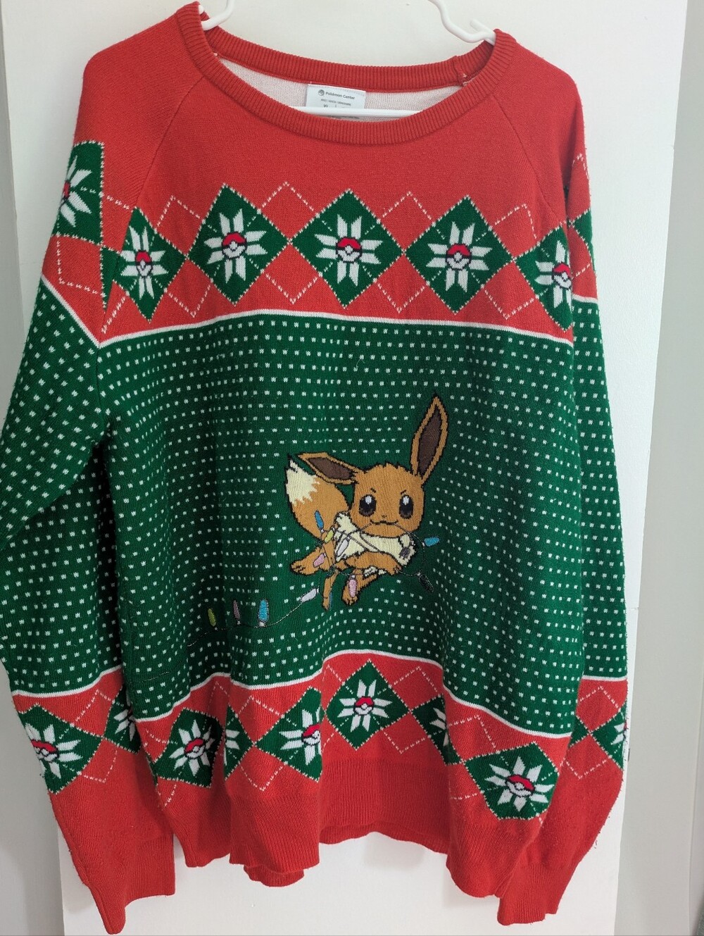 Pokemon Center Eevee Christmas Sweater